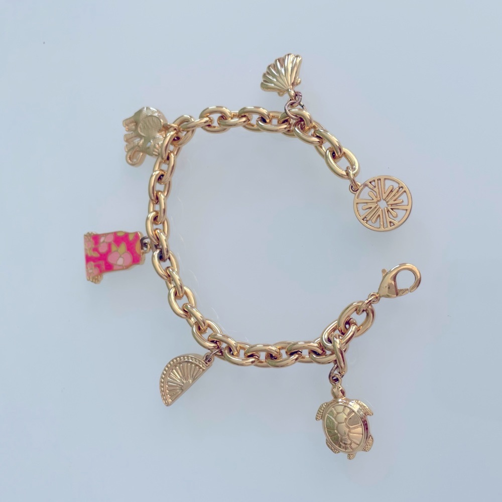 Lilly Pulitzer Gold-colored charm bracelet